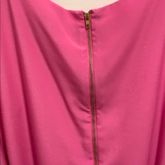 Gianni Bini Pink Dress with White Lace Trim 💗🤍 - Picture 5 of 5